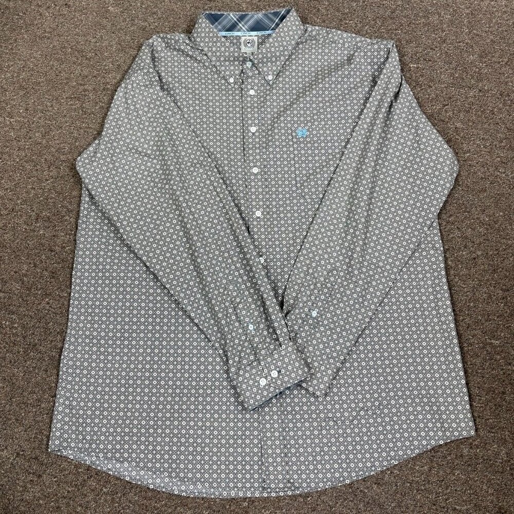 Cinch Men's Long Sleeve Button Down Western Shirt